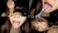 【お姉さんピンクヘア】ギャルが舌見せつけバイブ出し入れ配信